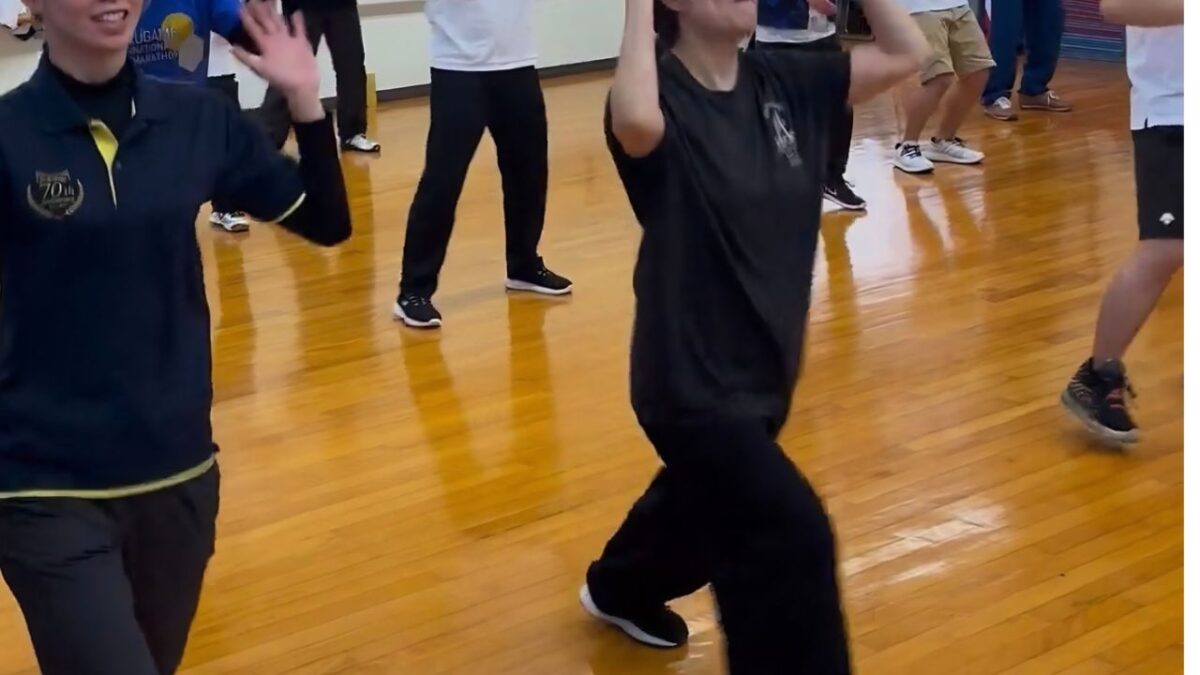 先生向けに運動遊びの組み立て方を伝える研修